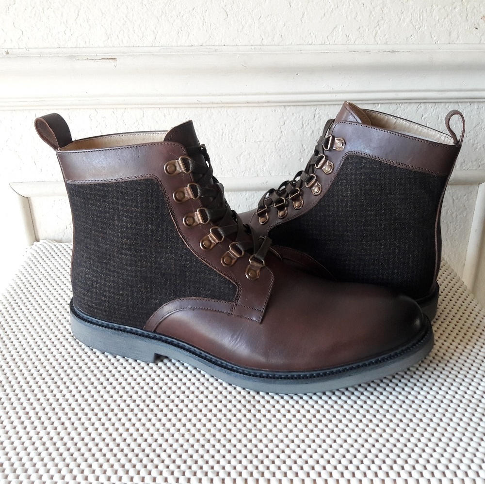 English Laundry leather boots
